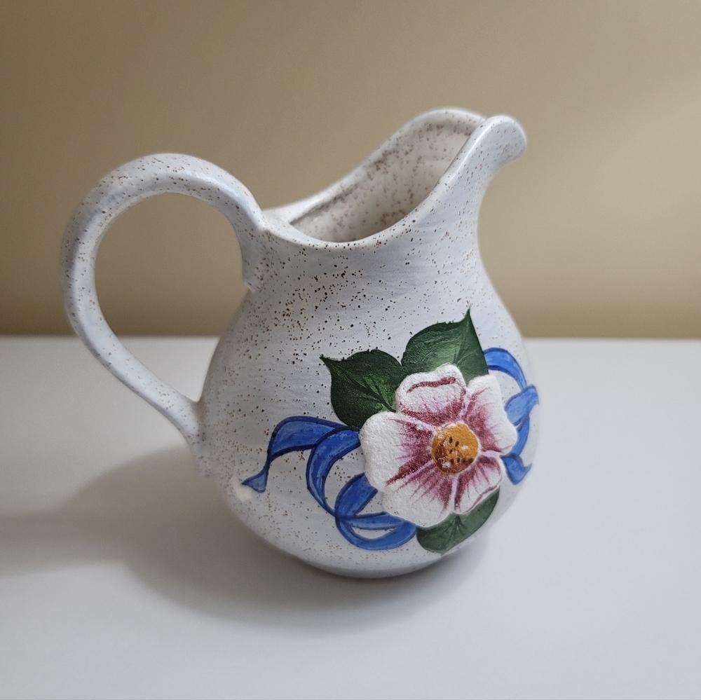 Vintage Hand-Painted Small Pitcher